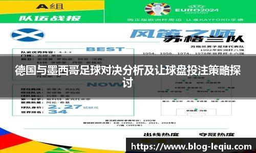 德国与墨西哥足球对决分析及让球盘投注策略探讨